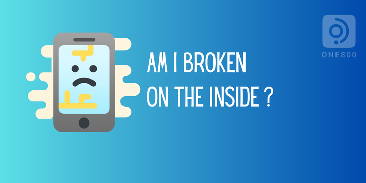 How do you know if your phone's display is broken or just the top glass?